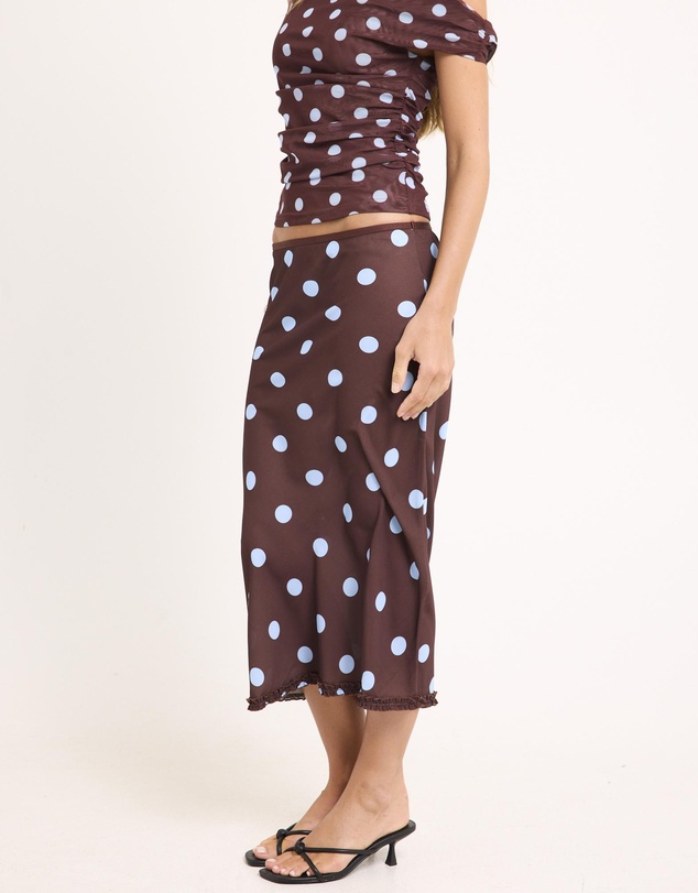 Alice In The Eve - Bijou Polka Midi Skirt
