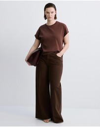 M.N.G - Short-Sleeved Cotton T-Shirt