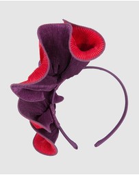 Max Alexander - Red and Purple Racing Fascinator