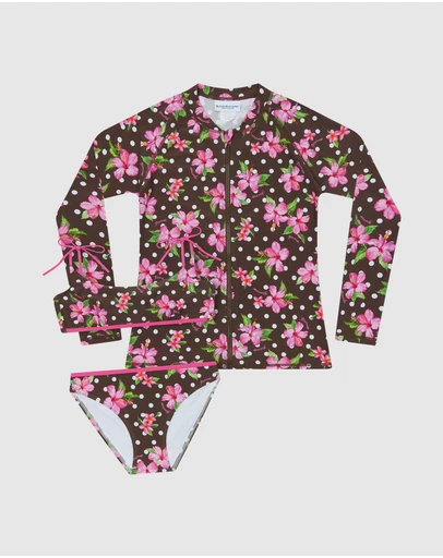 Bluesalt Beachwear - Bahamas Bikini and Rash Top Set