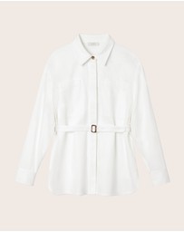 IDA+S - Mara Utility Belted Cotton Shirt