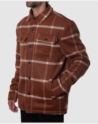 Fallen Footwear - Mens Lamb Jacket Brown