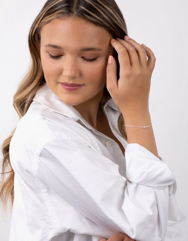 Lovisa - Sterling Silver Mini Pearl Bracelet
