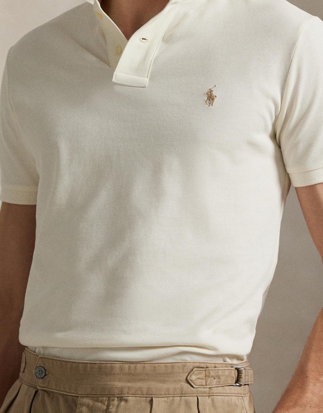 Polo Ralph Lauren - Custom Slim Fit Mesh Polo Shirt - ICONIC EXCLUSIVE