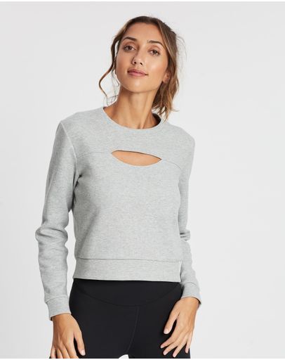 Medium Grey Heather & White
