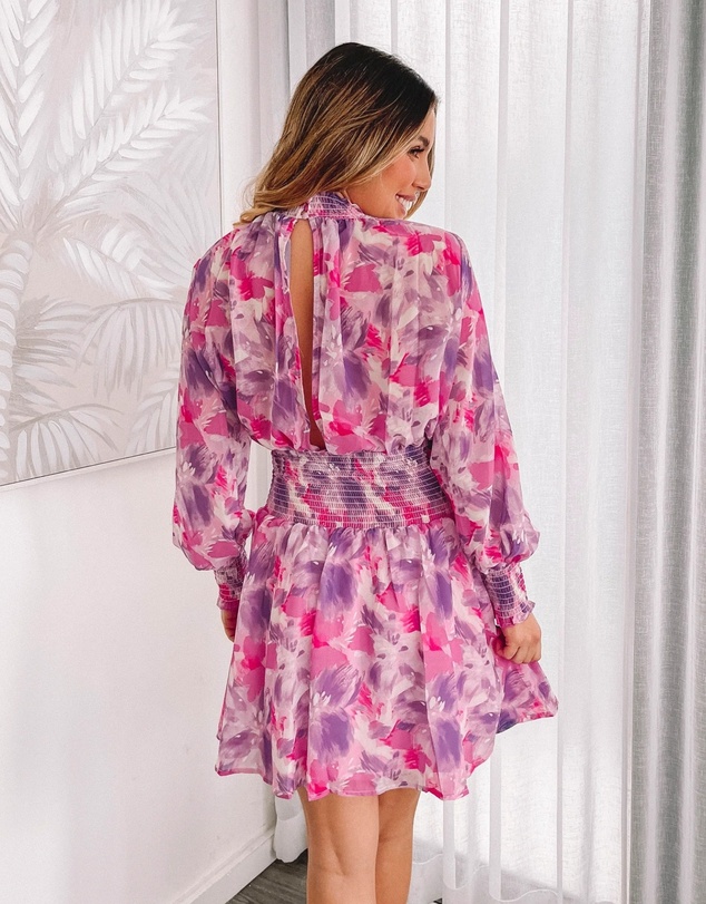 Esther & Co - Neary Dress - Mulberry Blossom