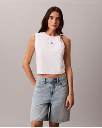Calvin Klein Jeans - Cooling Jersey Twist Shoulder Tank Top