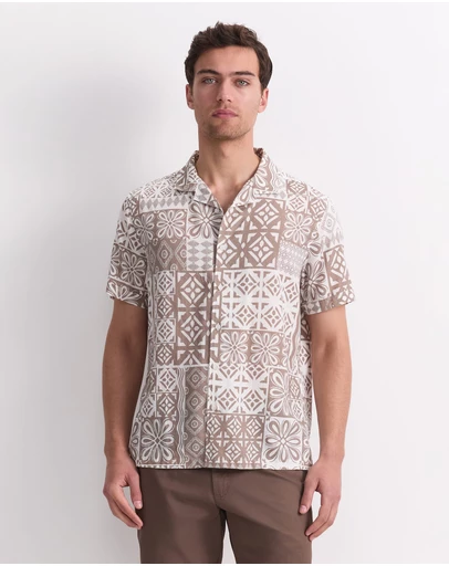 Sportscraft - Casper Short Sleeve Print Shirt