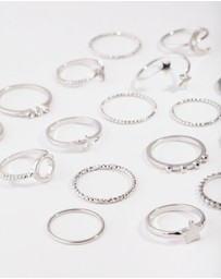Lovisa - Silver Celestial Ring 24-Pack