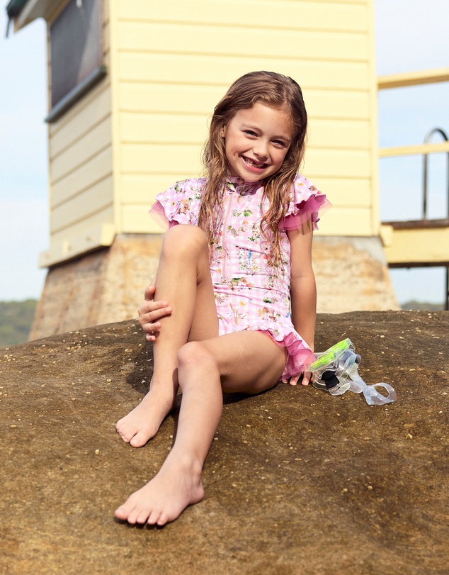 Aqua Blu Kids - Robin Short Sleeve One Piece - Kids