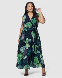 Pink Dusk by Curve Project - Wild Nights Maxi Dress