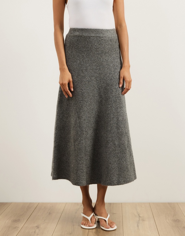 Atmos&Here - Katie Wool Blend Knitted Skirt