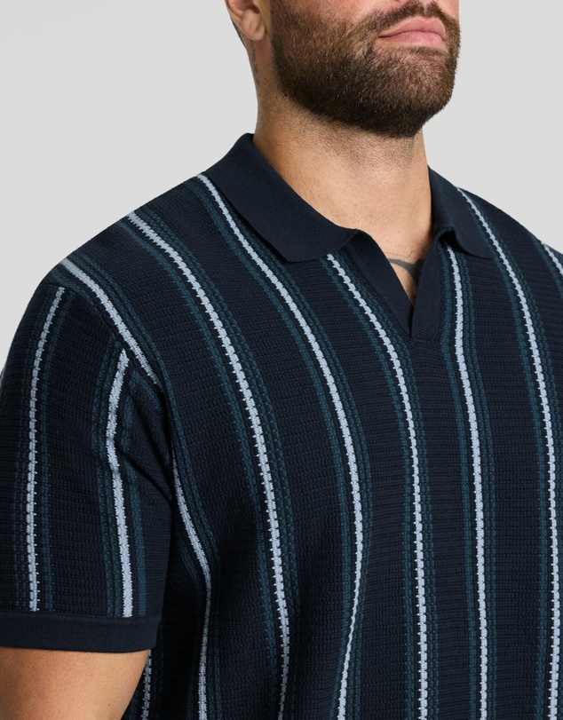 Johnny Bigg - Ripley Stripe Knit Polo