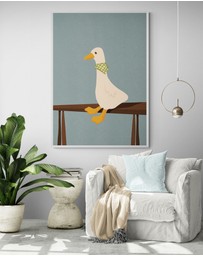 Inka Arthouse - Charming Goose Art Print