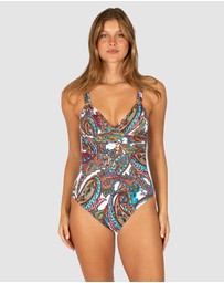 Baku Swimwear - Sirenuse Grecian One Piece Swimsuit