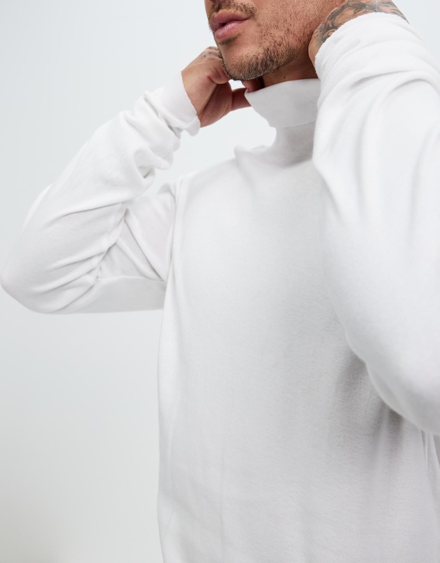 Surrounded By Ghosts - The Atacamite Slim Rib Knit Turtle Neck T-Shirt
