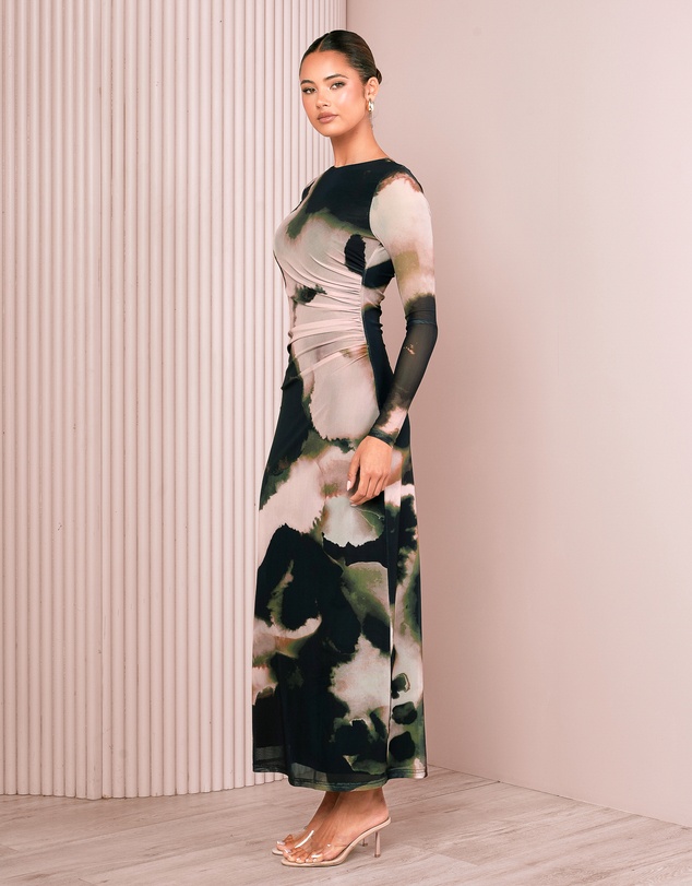 Azzurielle - Nilos Long Sleeve Maxi Dress