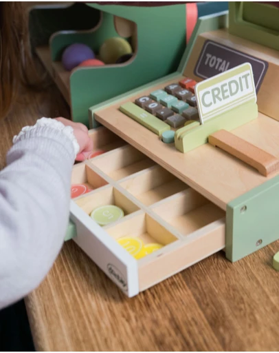Dantoy - Dantoy - Playful Wood - Cash Register Set