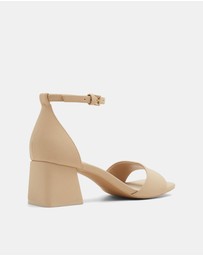 Call It Spring - Vicki Ankle Strap Block Heels