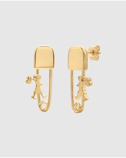 Karen Walker - Mini Runaway Safety Pin Studs