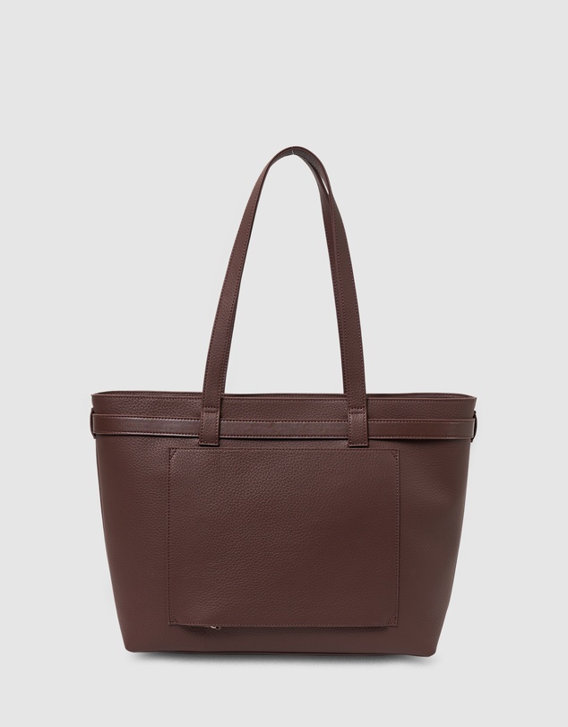 SABEN - Tabby Shoulder Bag Espresso + Bronze