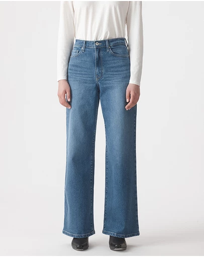 Outland Denim - Ellie High Wide Jeans