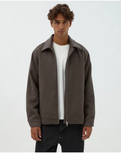 AERE - Wool Double Zip Jacket