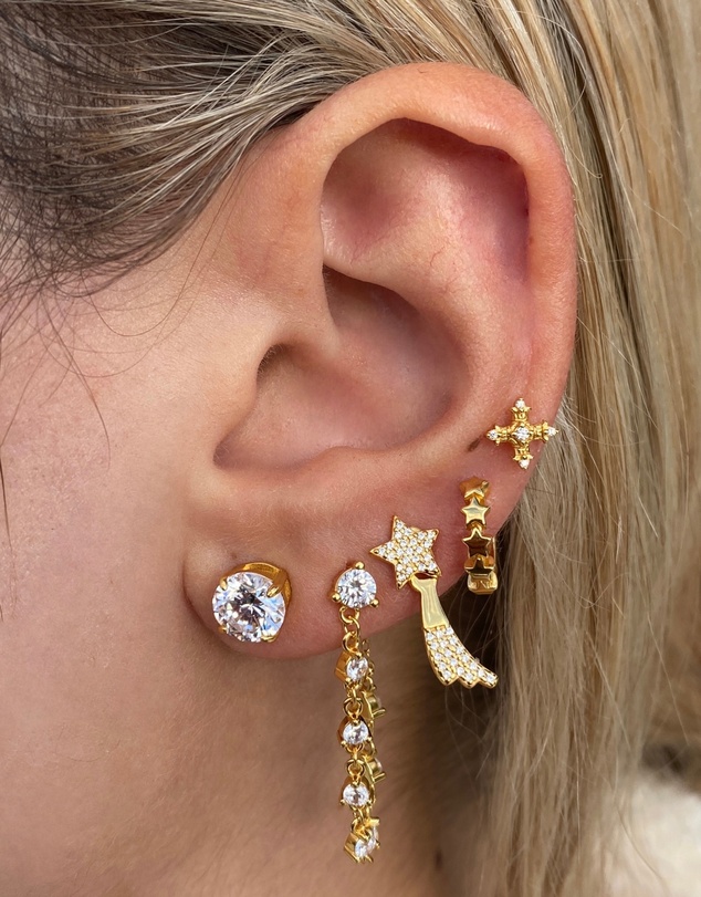 Izoa - Jasmin Stud Earrings