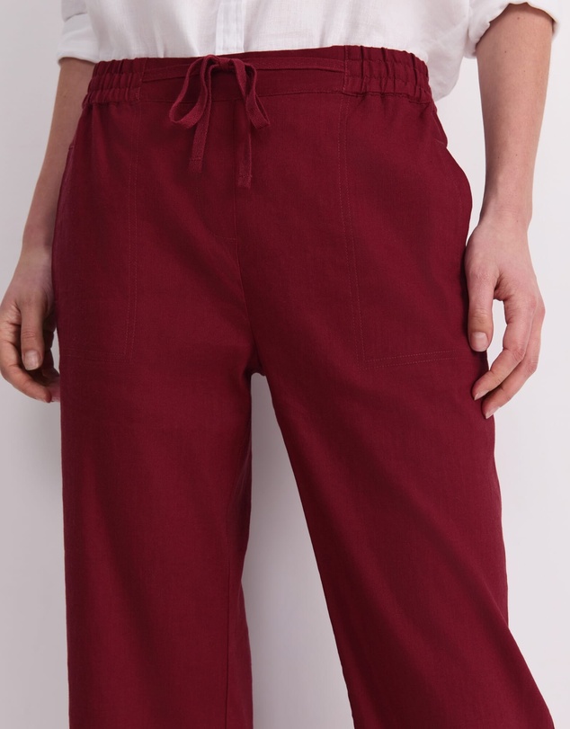 Sportscraft - Rosa Crop Linen Pant
