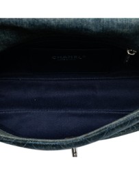 Pre-Loved by Azura Reborn - Pre-Loved Medium Embroidered Denim Camellia Flap