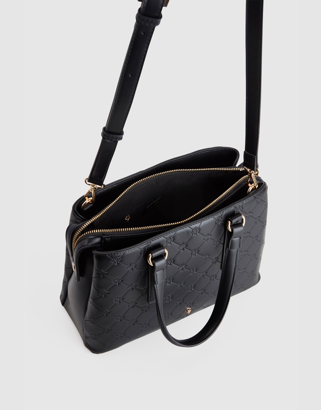 Laura Jones - Logo Embossed Tote Bag
