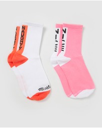 High Heel Jungle - Naughty N Nice Two Pack Socks