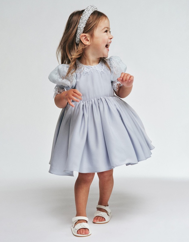 Bardot Junior - Greta Satin Lace Dress - Kids-Teens