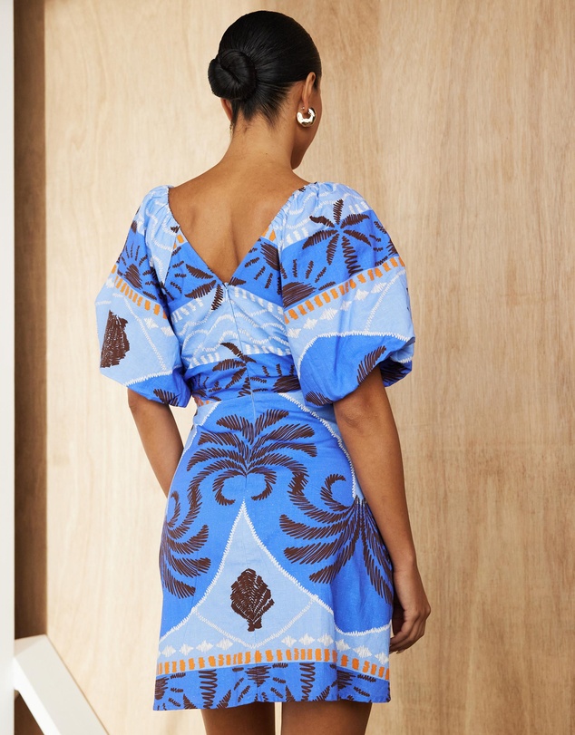 Atmos&Here - Maldives Linen Blend Mini Dress