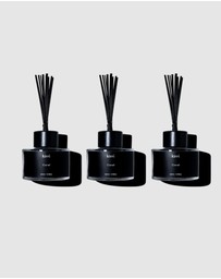 Kirri by Scent Australia Home - Coral Reed Diffuser Trio - Designer Range (Formerly Aqua Positano)