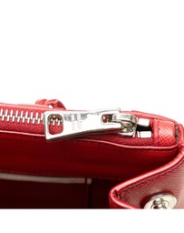 Pre-Loved by Azura Reborn - Pre-Loved Small Bicolor Saffiano Galleria Double Zip Satchel
