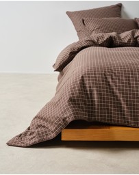 Linen House - Volley Check Quilt Cover Set