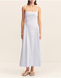 Shona Joy - Saunders Square Neck Panelled Midi Dress