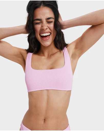 Roxy - Womens Rib Roxy Love Bikini Top