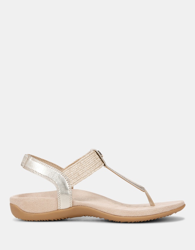 Vionic - Brea Slingback Sandal - Gold Leather