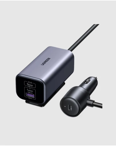 Ugreen - UGREEN 150W GaN Car Charger 4 Ports Fast Charging