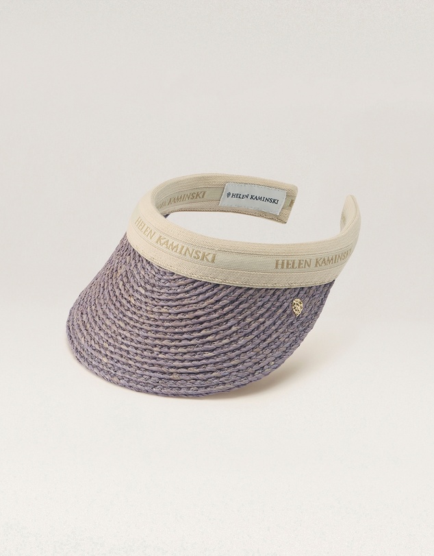 Helen Kaminski - Bianca 8 Raffia Logo Visor