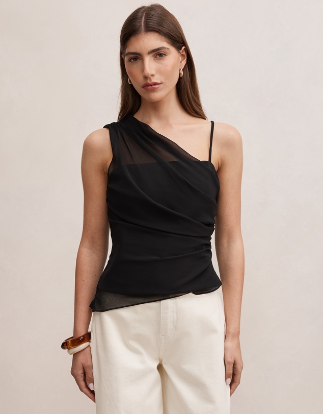 Forever New - Morgan Draped Shoulder Top