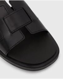 Betts - Bella Leather Flat Slides