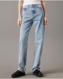 Calvin Klein Jeans - High Rise Straight Jeans
