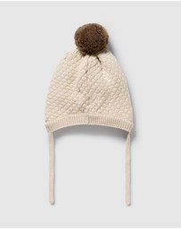 Wilson & Frenchy - Organic Knitted Bubble Bonnet - Babies