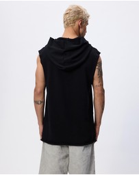 Surrounded By Ghosts - The Anandite French Terry Sleeveless Hoodie
