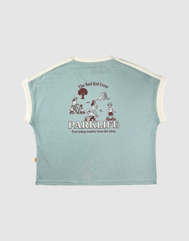 Banabae - Rad Kid Park Crew Org Ctn Tee - Teal