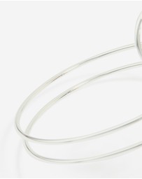 Lovisa - Silver Blue Stone Swirled Arm Cuff