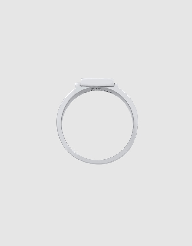 Kuzzoi - ICONIC EXCLUSIVE - Signet Ring in Oxidised 925 Sterling Silver